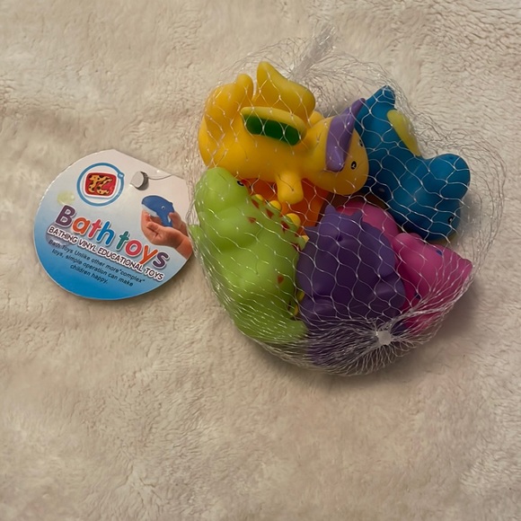 TC Other - Dinosaur Bath Toys 6pk NWT